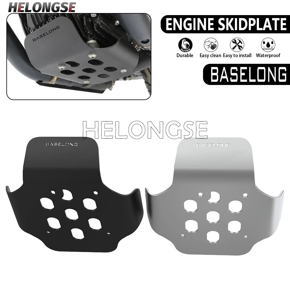 Motorbike Engine Bottom Cover Bumper Guard Skid Plate For Moto Guzzi V9 Bobber V7 850 Stone V7 Special Custom 2020-2025