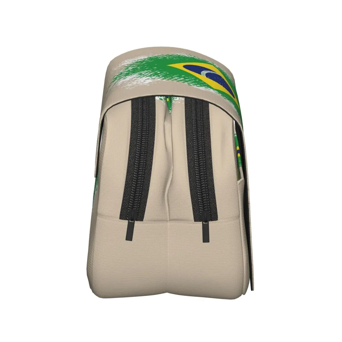 Flag Of Brazil - Splat Pencil Case Pencil Pouch Hard Shell Leather Big Capacity Pen Box Pencil Bag for Kids Gifts