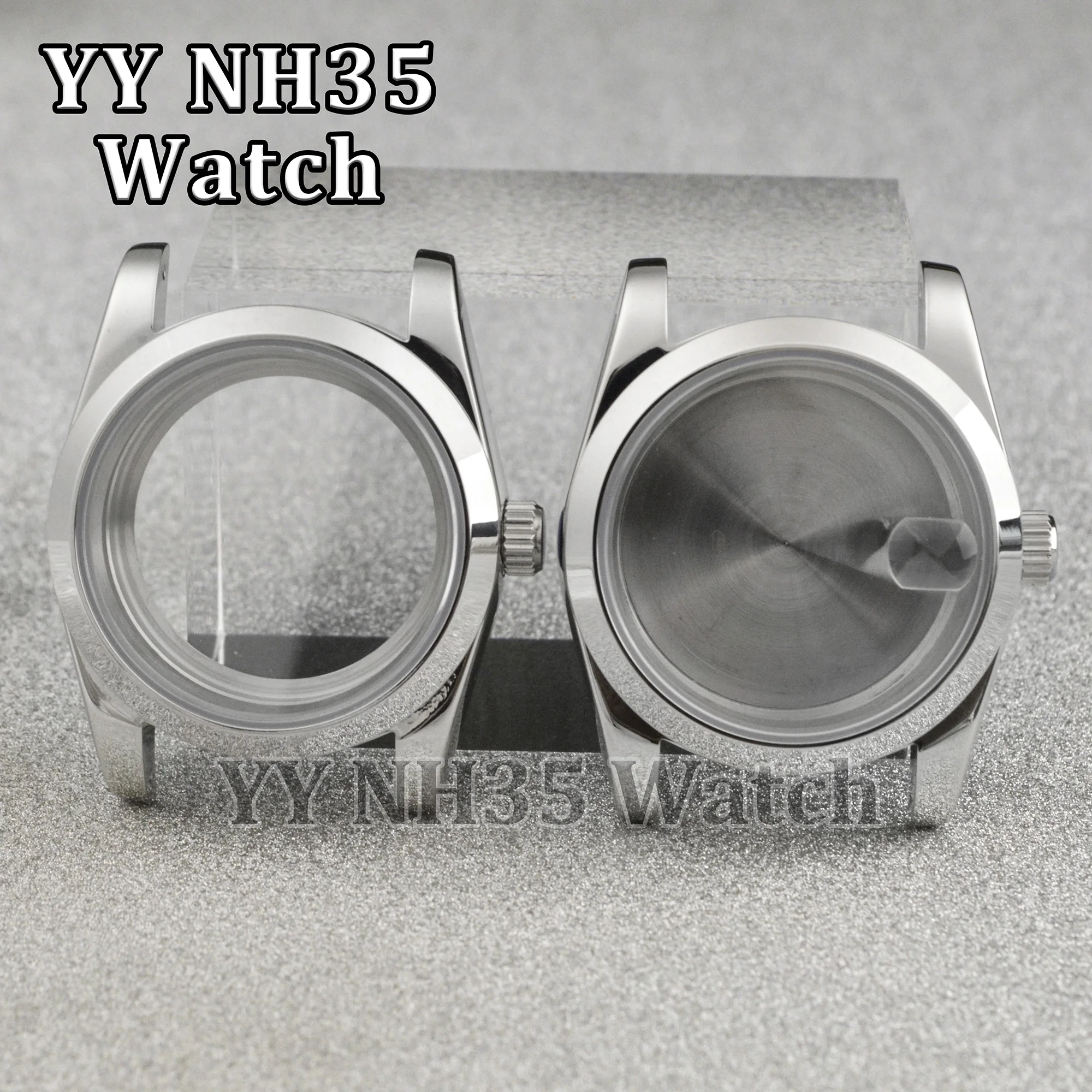 

Sapphire Glass Water Resistant 41mm Watch Case NH35 Case for Datejust DIY Watch Parts Replacements fit NH34/35/36 Movement