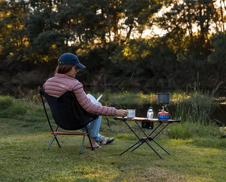 Naturehike-Ultralichte Opvouwbare Campingtafel, Draagbare Picknick-Eettafel, Buitenreizen, Wilde Picknick-NH19Z027-Z