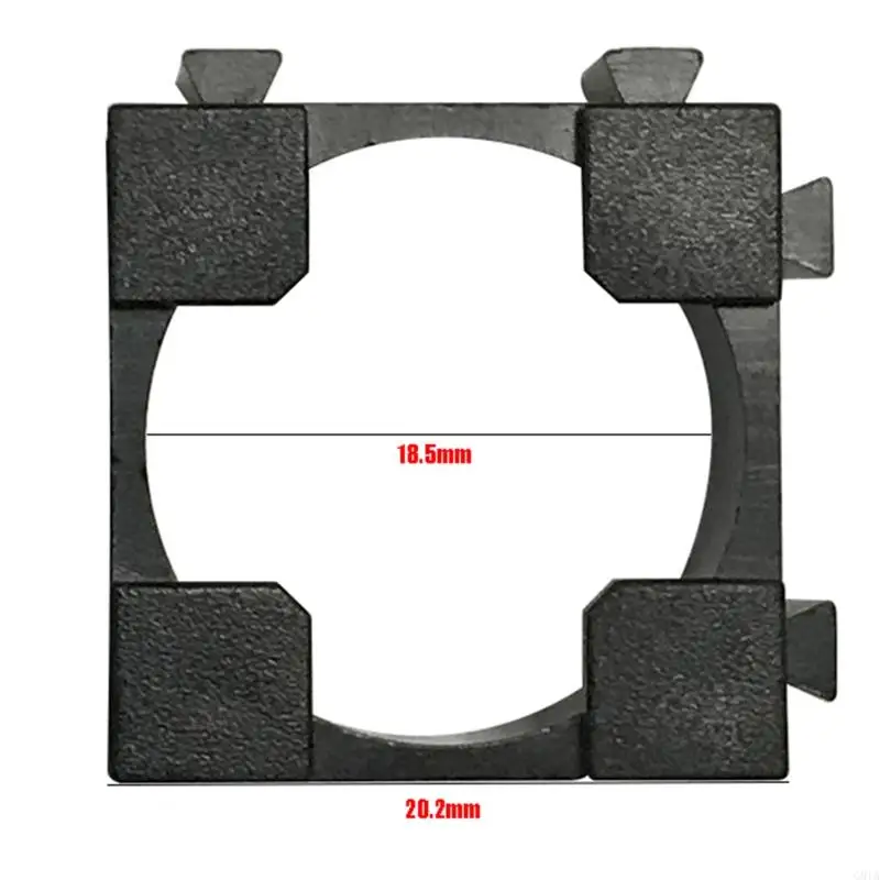 G8TA 10Pack 18650 support batterie support cellule sécurité Anti Vibration supports cylindriques en plastique pour 18650 au