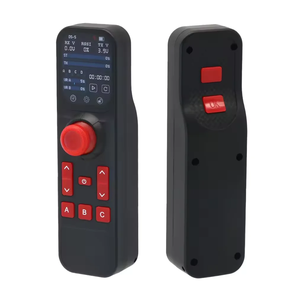 New Hotrc DS-800 8CH One-Hand RC Transmitter Color Screen with F-08A Receiver for Rc Car Boat Model Parts