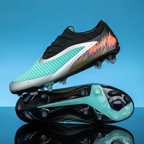 New Men Soccer Shoes FG/AG Professional Football Boots Training Outdoor Durable Firm Ground Lightweight Adult Rugby Sneakers