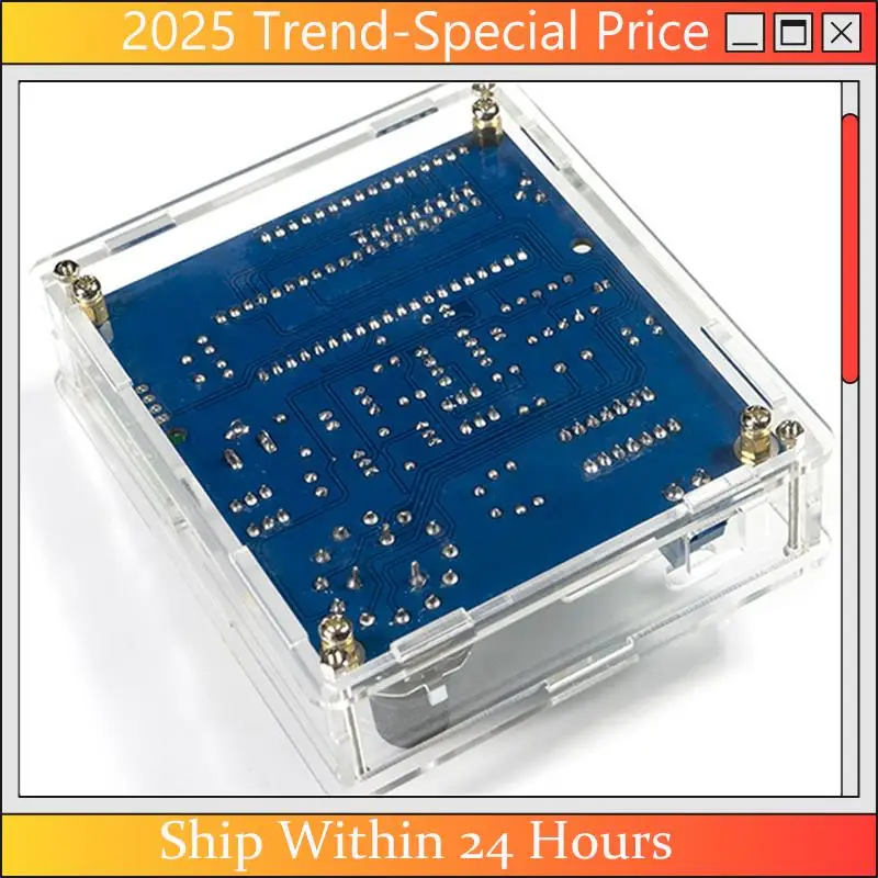 The New Capacitance And Inductance Meter Frequency Measurement DIY Electronic Kit 51 Monolithic Tester Circuit Board Welding Set