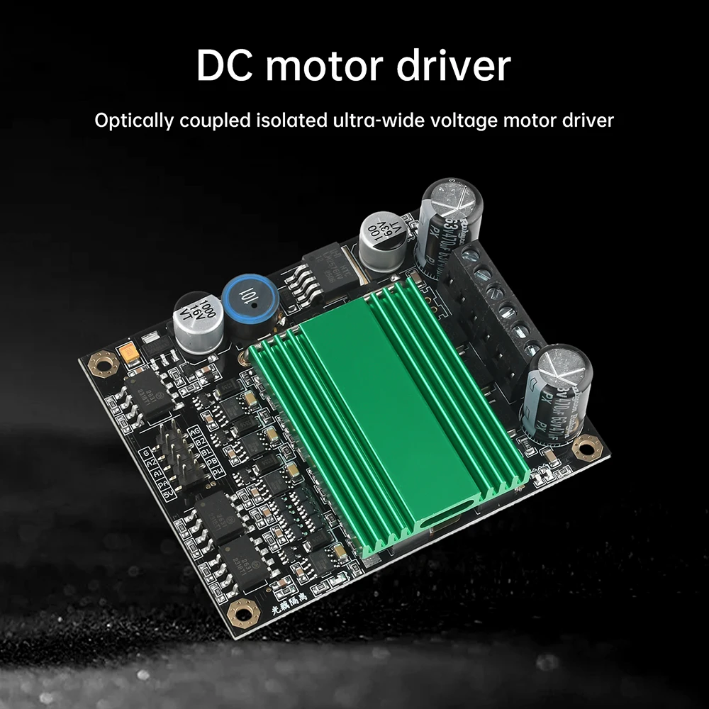 

12-48 В постоянного тока, 100 А, модуль драйвера двойного двигателя, драйвер двигателя постоянного тока, сверхвысокая мощность, изолированная оптопара с H-мостом