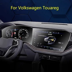 TPU  protective film For Volkswagen Touareg  2019 -2023 Car GPS navigation film LCD screen  Anti-scratch Interior Accessories