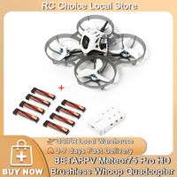 NEW BETAFPV Meteor75 Pro HD O4 ELRS 2.4G Brushless Whoop Quadcopter with 550MAH 1S 75C battery RC Drones Outdoor Toy