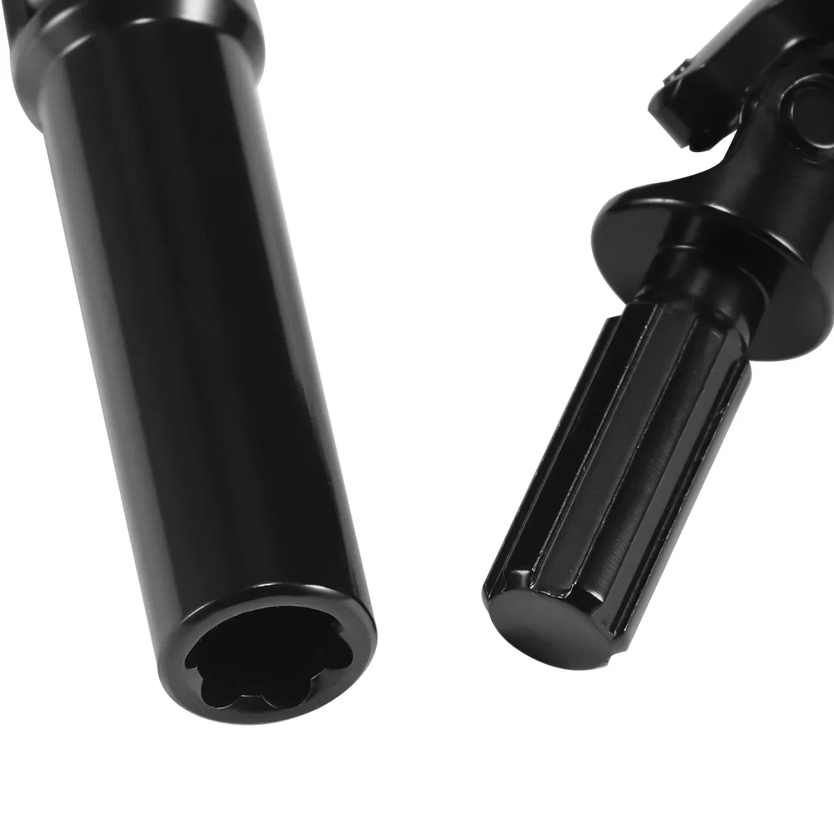 2Pcs TRX4M Stainless Steel Center Drive Shaft 39-45mm 54.5mm-62mm for 1/18 RC Crawler TRX4-M Upgrade Parts