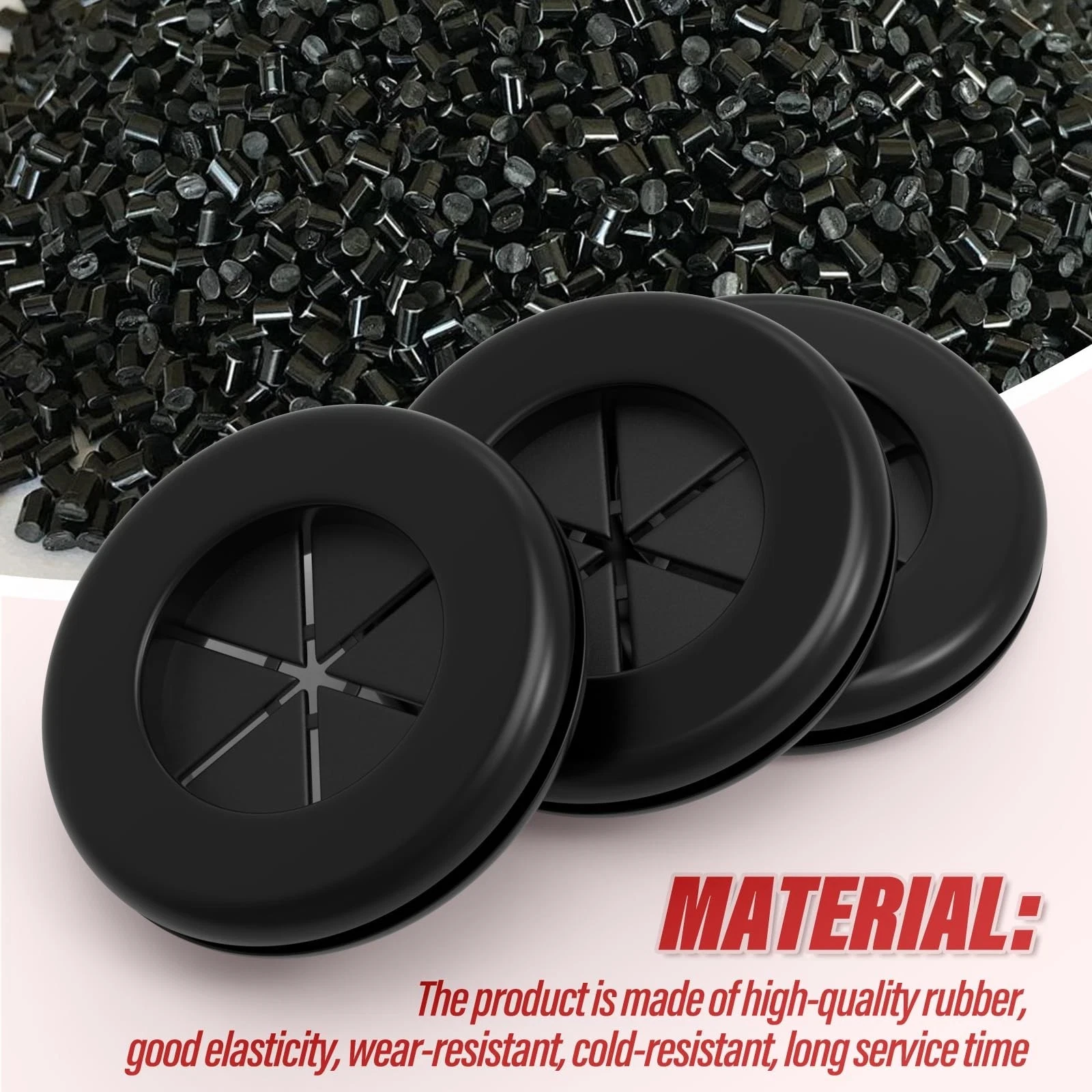 Gaskets 16mm~80mm Black Rubber Grommet Firewall Hole Plugs Wire Protection Grommet For Protects Wire Cable Hardware Tool