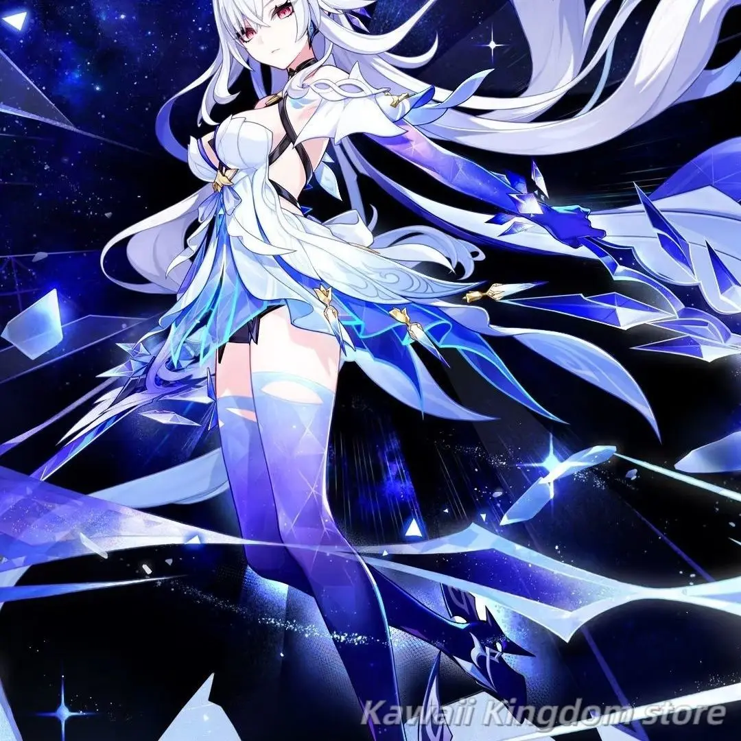 Genshin تأثير Skirk أنيمي لعبة تأثيري سوار للجنسين الخرز قلادة أساور مجوهرات اكسسوارات هدايا