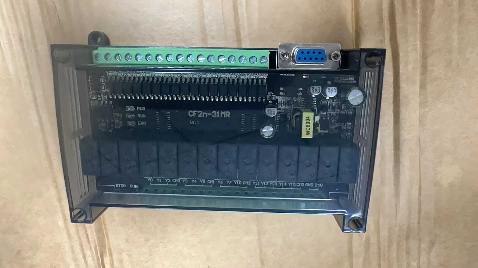 CF2N FX2N 31MR programmable logic controller 17 input 14 relay output plc controller automation controls plc system