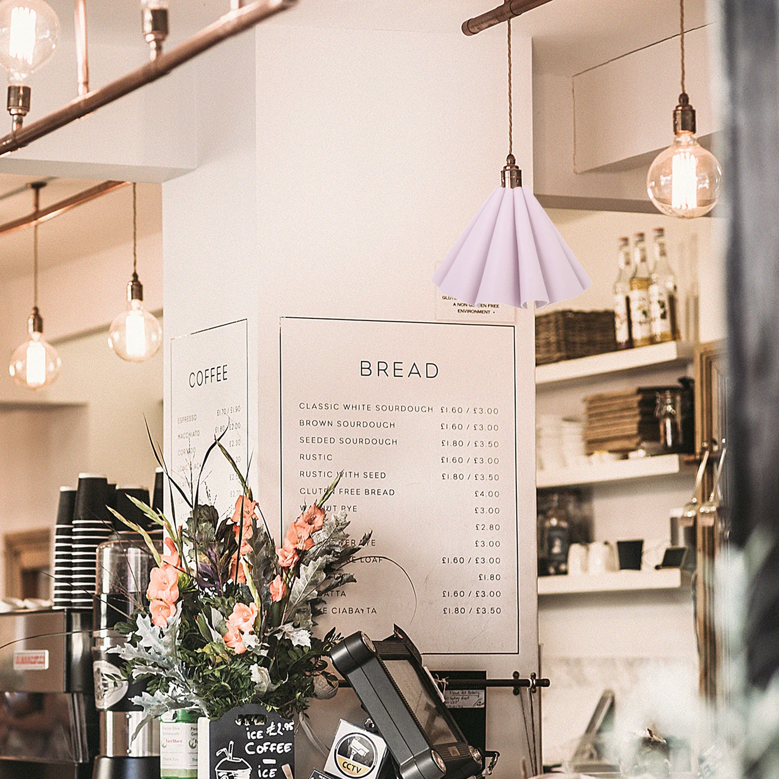 

1pc Dust-Proof Lampshade Design Lamp Shade Ornament Easy Install For Home Bedroom Living Room Decor Light Cover Accessory