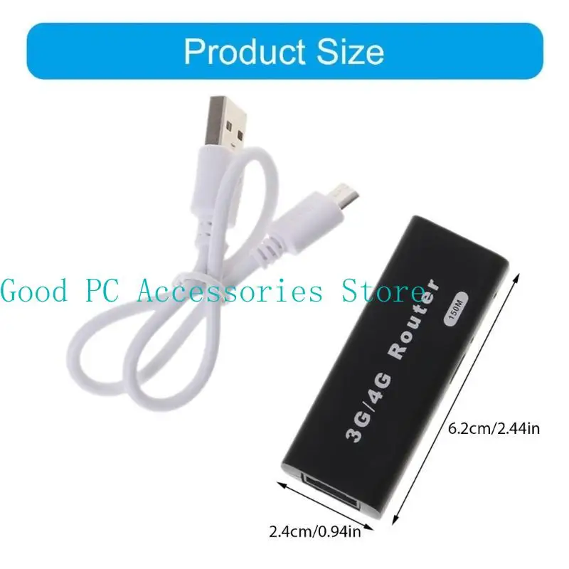 R53C 3G WiFi Wlan Hotspot Client 150MBPS USB جهاز توجيه لاسلكي جديد #5