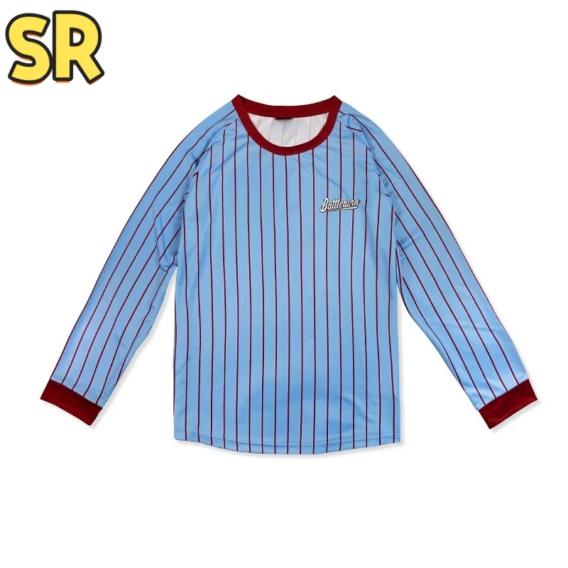 

SR Quick-drying sports T-shirt, loose and breathable, men's long-sleeved basketball suit, shooting training suit, running Tops