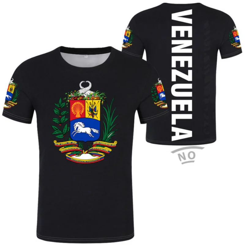 VENEZUELA T Shirt Diy Free Custom Name Number Ven T-shirt Nation Flag Ve Venezuelan Spanish Country College Print Photo Clothing