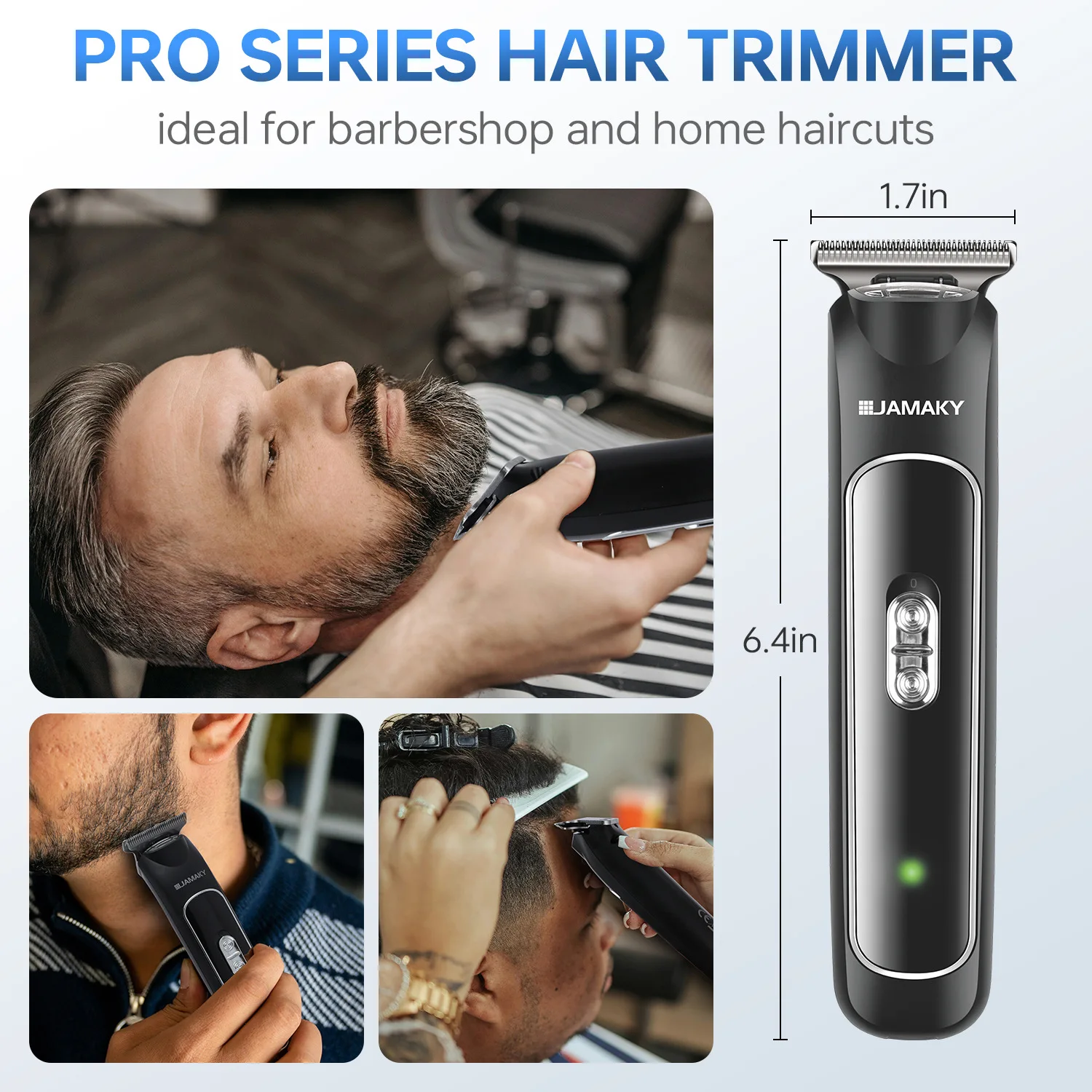 Men's razor electric charging electric hair clipper and shaver set, low noise, digital display for household hair clippers