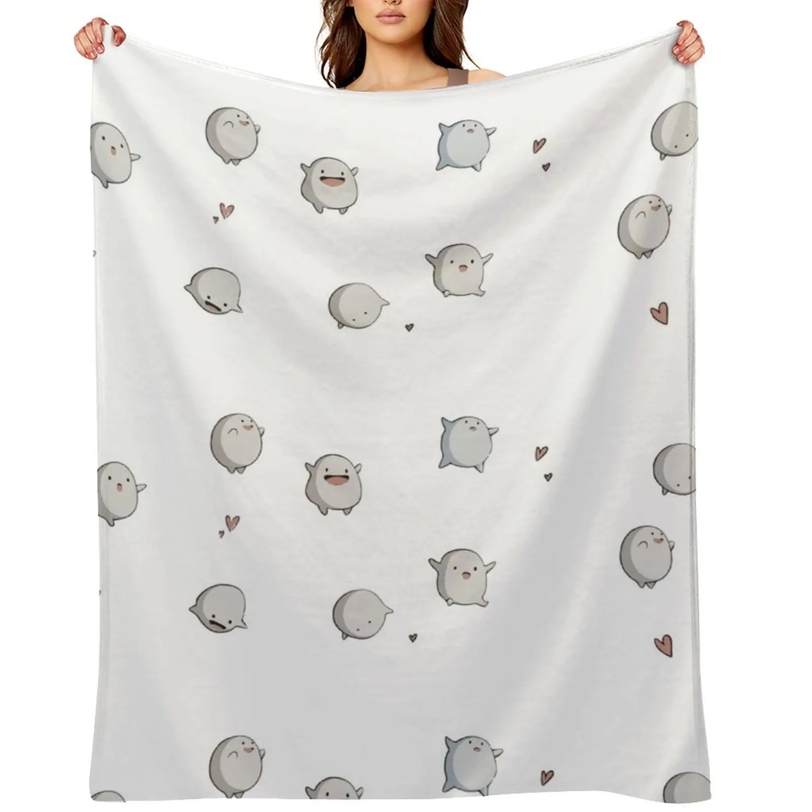 

warawara the boy and the heron Throw Blanket blankets and throws blankets ands Flannel Fabric Thermal Blankets