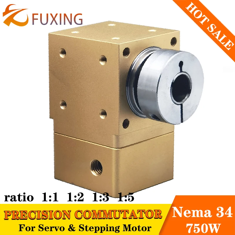 Imagem -04 - Precisão Ângulo Direito Redutor Planetário Caixa de Velocidades Nema Comutador 17 Stepping Stepper ou Servo Motor 100w Ratio 2:1 3:1 5:1 At42