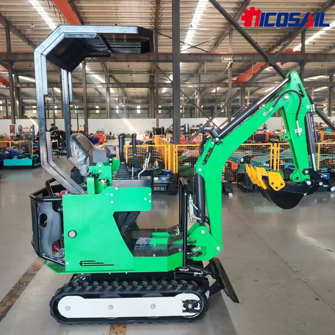 حفارة صغيرة عالية الجودة متعددة الوظائف حفارة زاحفة 1.0 طن EURO 5 Epa Kubota Engine 1000 كجم حفارة مجنزرة