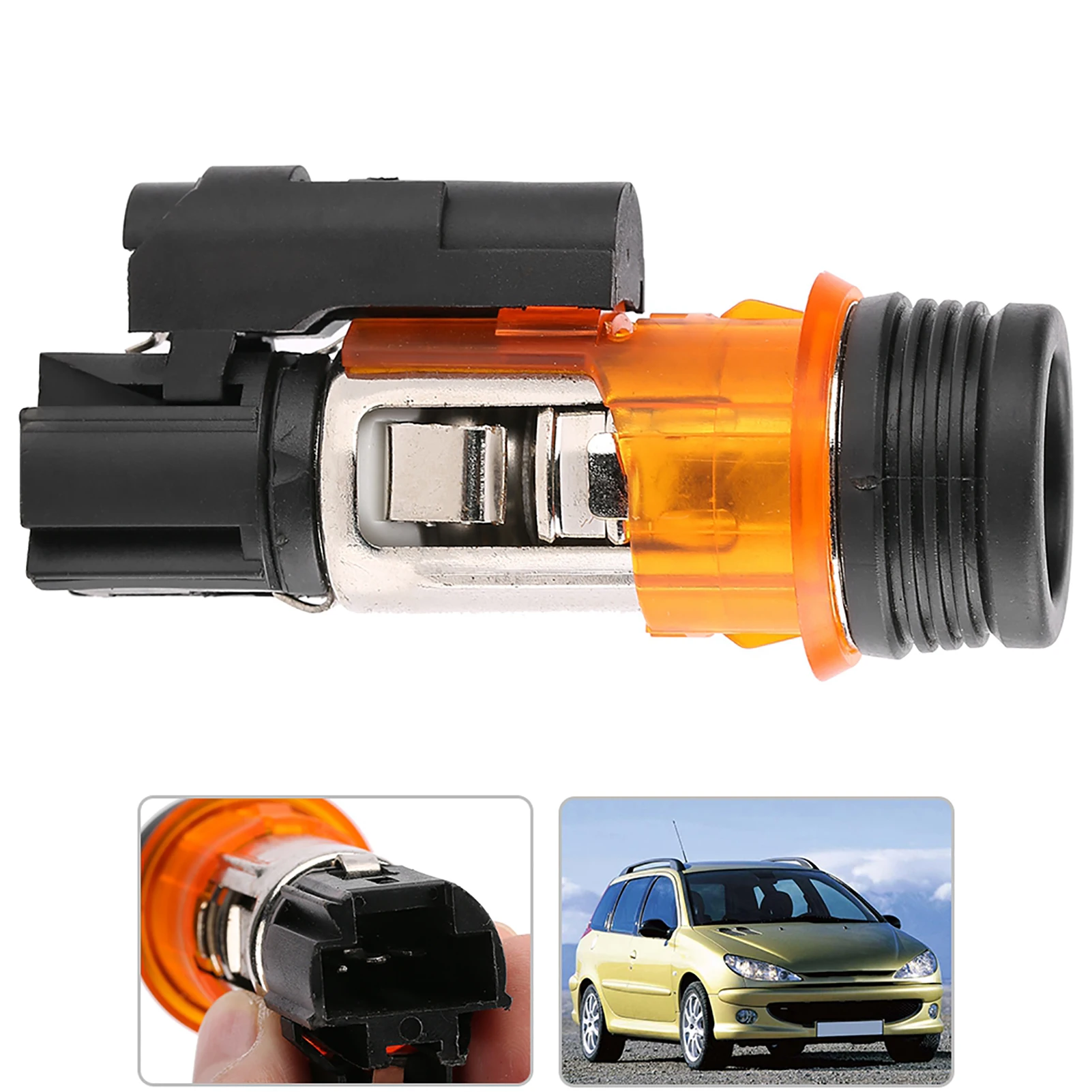 822754 12V Car Cigarette Lighter Socket Fit For PEUGEOT 206 308 406 607 1007