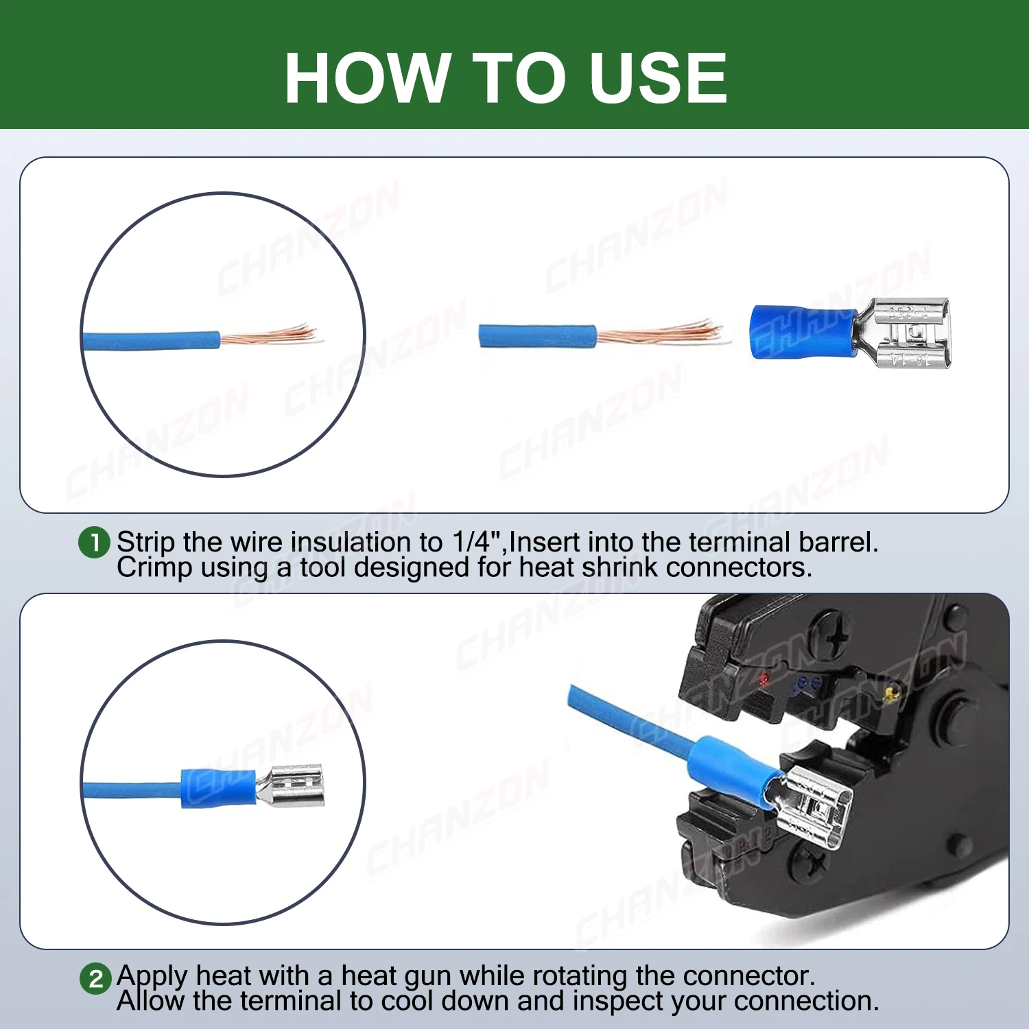 80/100PC weibliche Spaten isolierte elektrische Kabel Stecker 4,8mm 6,3mm lötfreie Crimp Verdrahtung Terminal rot blau gelb 22-10Awg – Detail 4