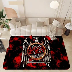 Slayer Heavy Metal Band Floor Mat Kids Room Bedroom Decoration Balcony Anti-Slip Doormat Living Room Welcome Rug