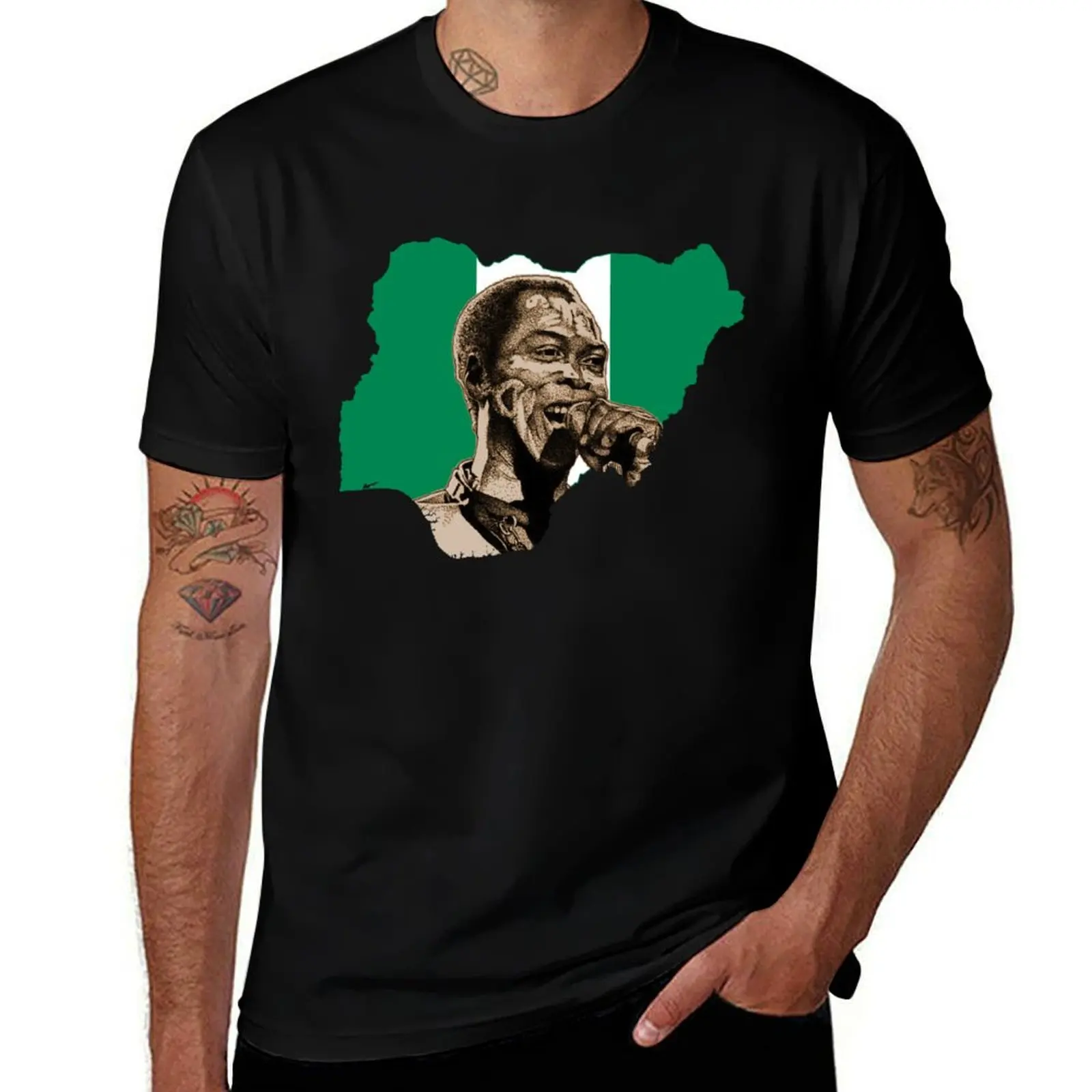 

Afro Beat Fela Kuti Inspired Original Design T-Shirt t shirts for man graphic tees cotton t shirts man 100%