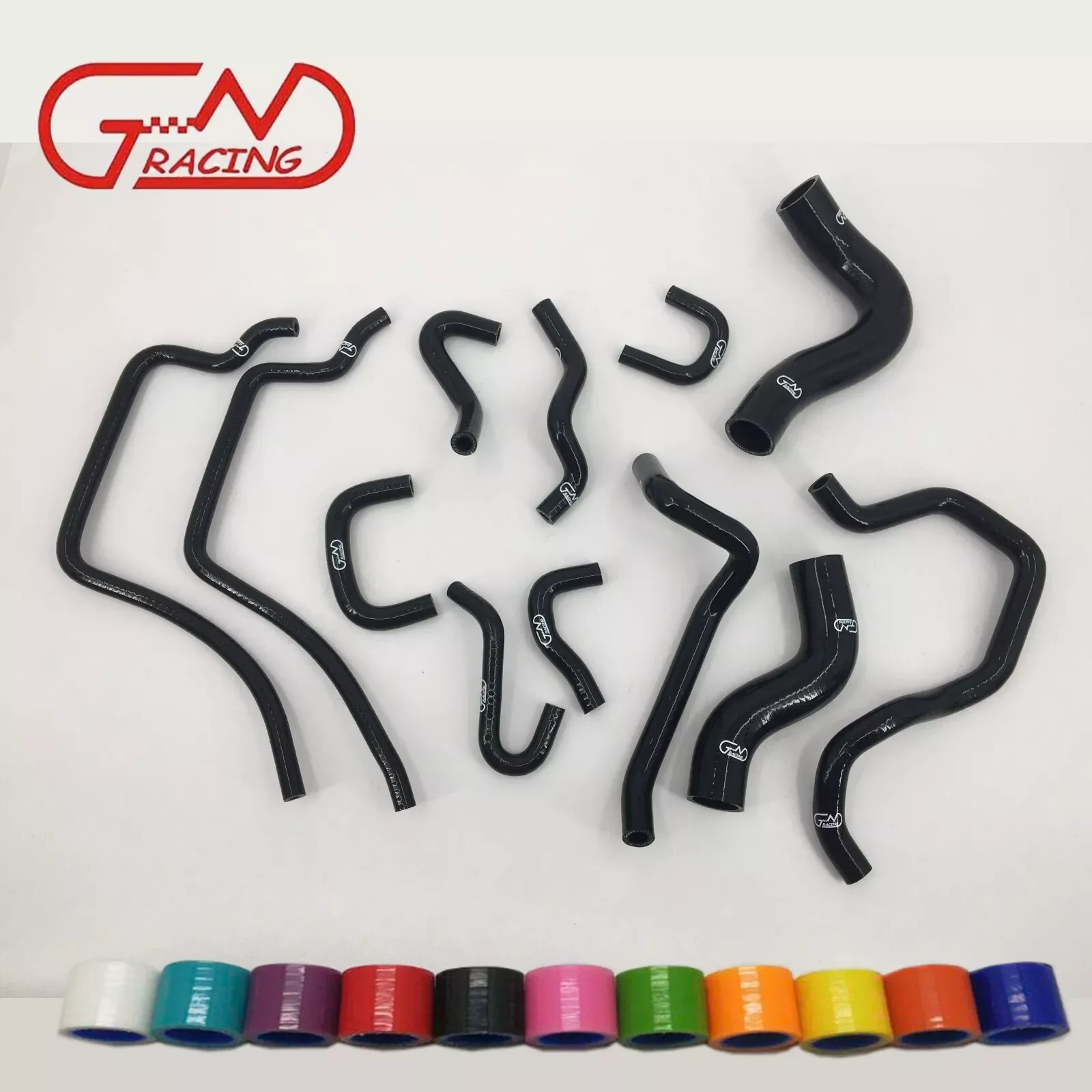 Fit Subaru Impreza GC8 EJ20 STi WRX GT Vers 3-6 1996-2000 Silicone Radiator Hose Kit