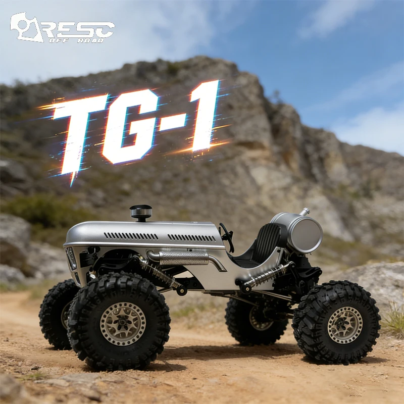 

ARESC TG-1 1/10 scale RC Crawler Professional Climbing Off Road CNC Full Metal Farm Tractor Truck Remote control adult toy Gifts