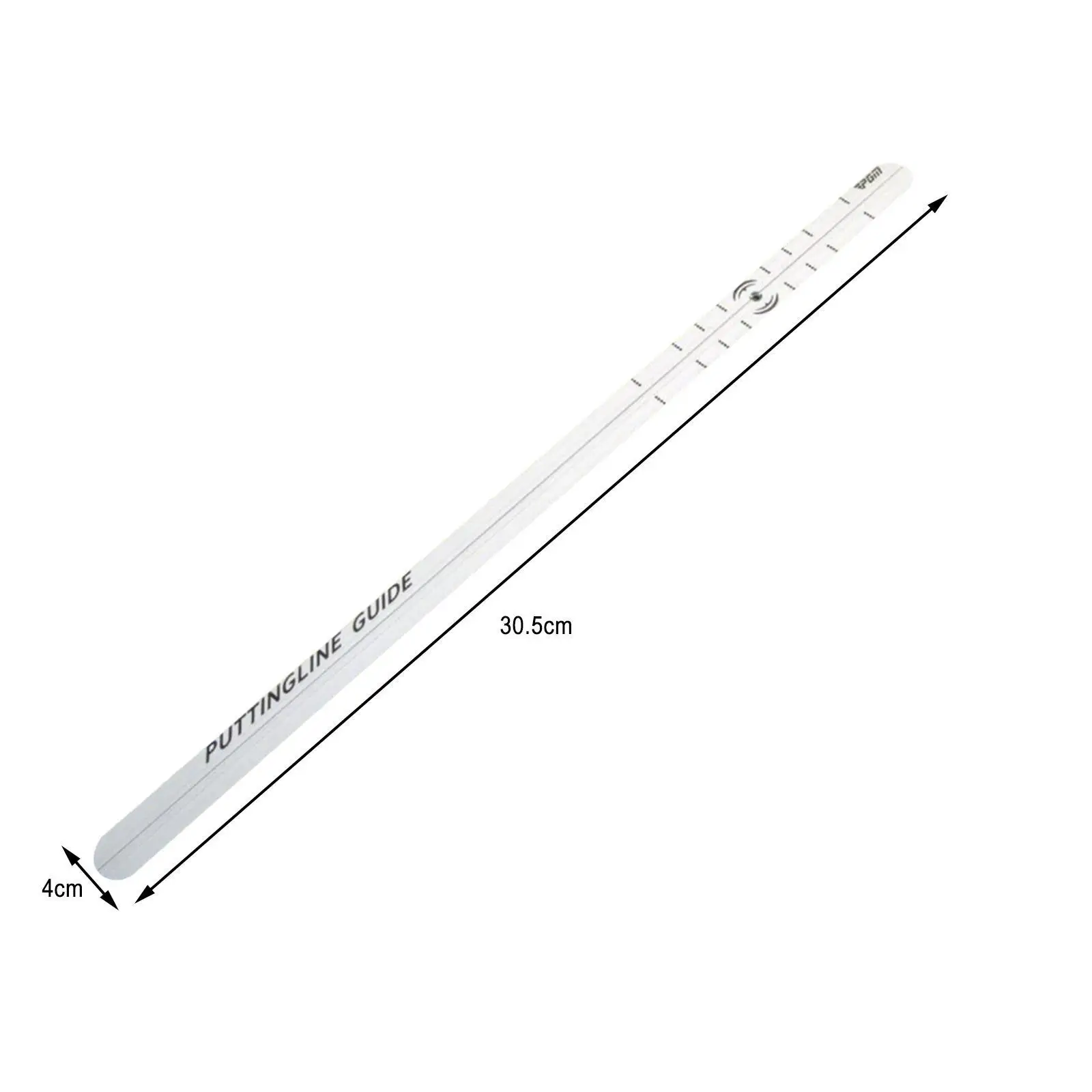 Portable Golf Putting Ruler Sliding Track for Indoor Outdoor Practice Use