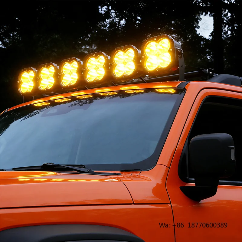 Custom 32 42 52 Inch LED Car Headlight Modular Light bar Combo Offroad Driving Lights Fog Light for Jeep Off Road Vehicle 4x4