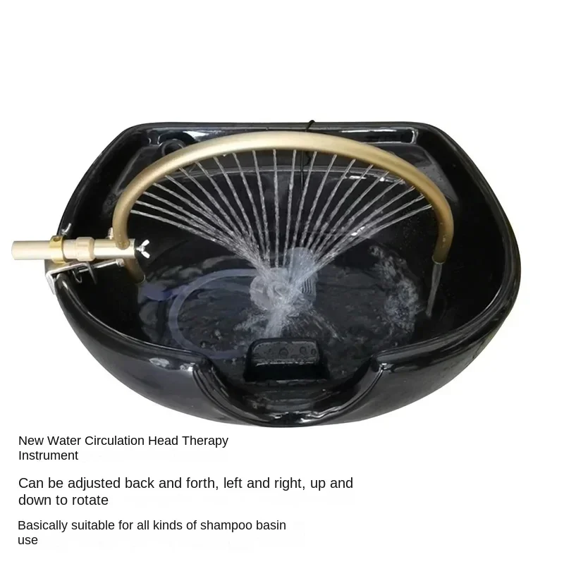 Salon Shampoo Chair Chinese Medicine Water Circulation Shampoo Flushing Bed Special Mobile Water Circulation Head Massager Spa