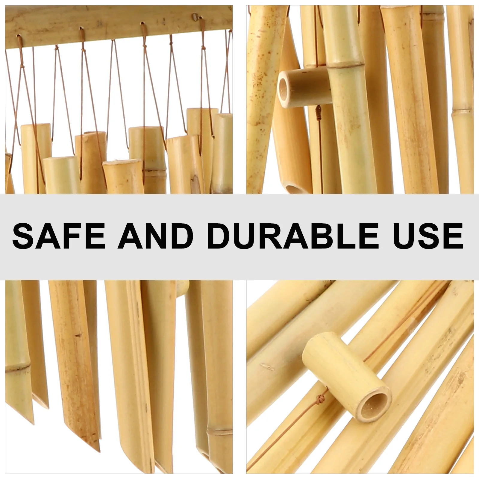 

1pc Bamboo Eco-Friendly Hanging Decor For Home Garden Room Wall Hanging Wind Spinner Wind Bell Pendant Spinners