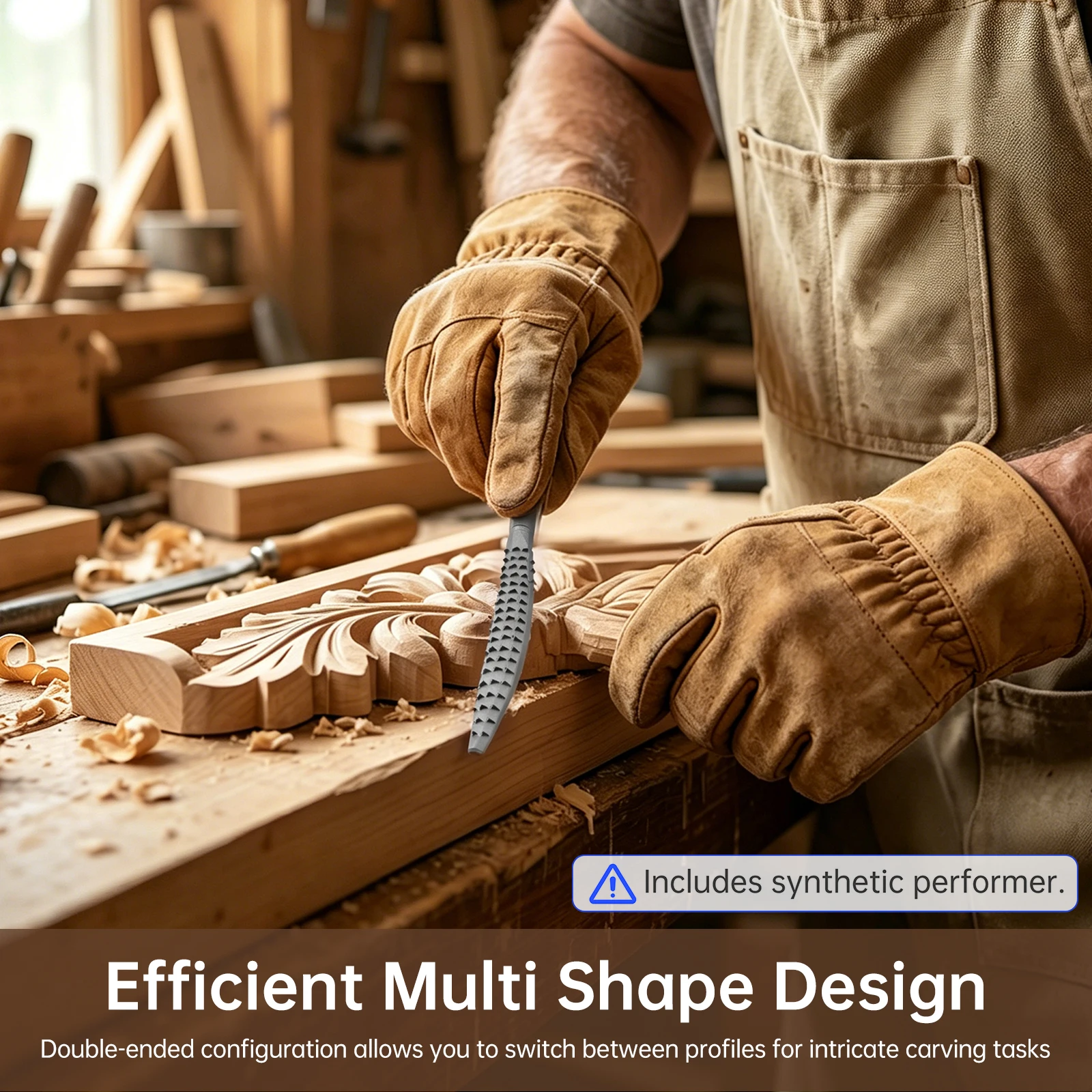 4 Adet Çift Uçlu, Eğri Profil  - Woodworking Files And Rasps incelemesi ve fiyatı