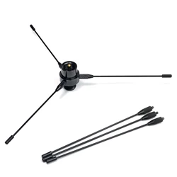 UHF VHF Dual Band 136-174MHz 400-470MHz Mobile Base Radio Vertical Antenna , 2m/70cm PL259 to SO239 Antenna Ground Plane Kit