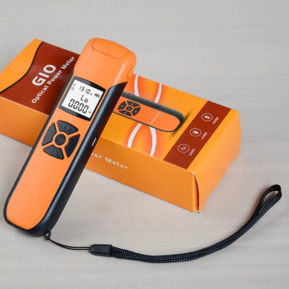 G10 Hoge Precisie Optische Power Meter FTTH Glasvezel Power Meter met Flitslicht OPM FC/SC/ST Oplaadbare Batterij
