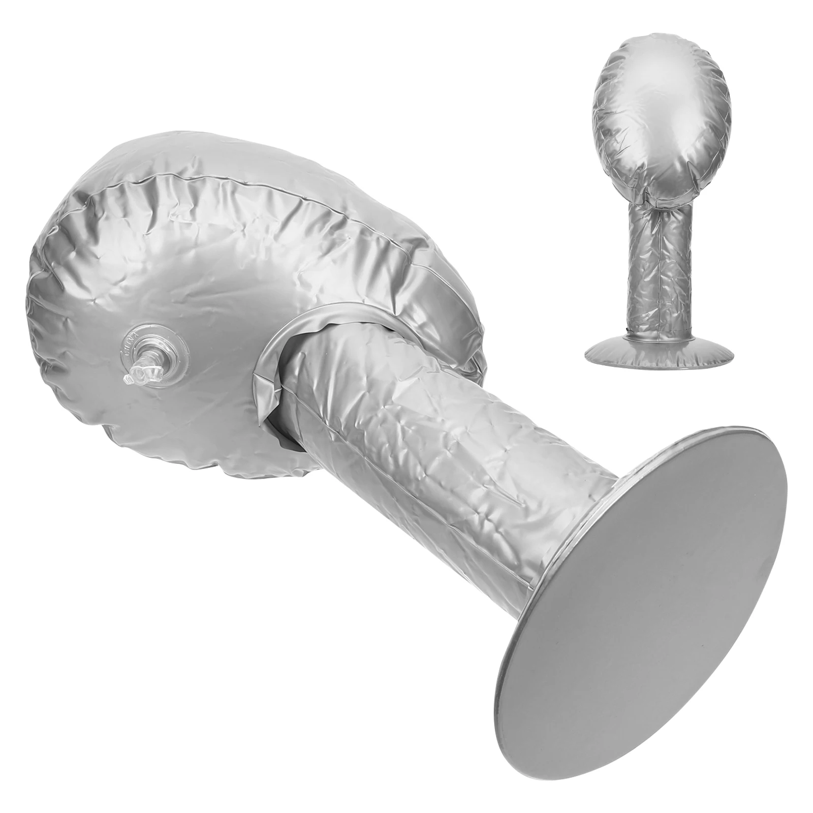 

Practical PVC Inflatable St Mannequin Head Hat Display Rack Premium Materials Reusable For Wigs Hats Bonnets Cap Collections