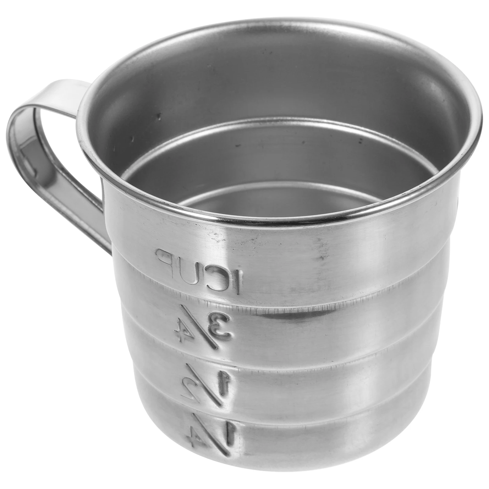 

Coffee Measuring Cup Cylinder Metal Container Kitchen Cups Baking for Dry Portable Mini