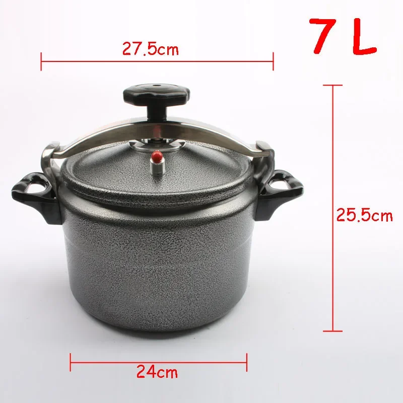 New Aluminum 3L/4L/5L/7L Explosion-Proof Pressure Cooker Pot Outdoor Camping Pot High Elevation Pressure Cooker