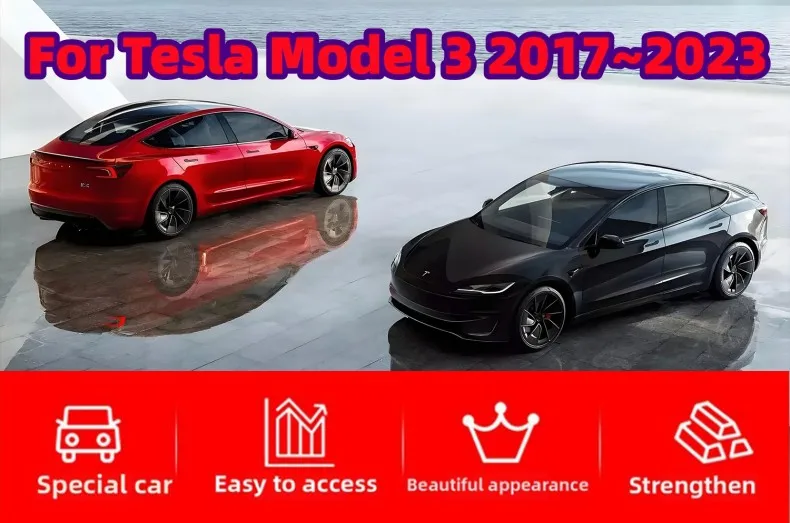 Für Tesla Modell 3 2017 2018 2019 2020 2021 2022 2023 Auto Center Konsole Aufräumen Tablett Armlehne Fall Versteckte Lagerung box Zubehör – Detail 1