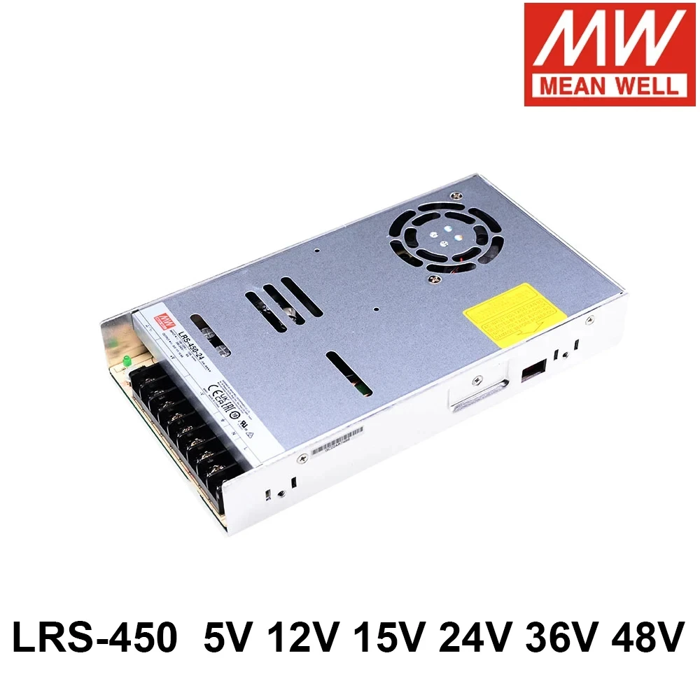 Mean Well RS-15 RS-25 LRS-35 50 75 100 150 200 350 450 600W 5V 12V 15V 24V 36V 48V Single Output Switching Power Supply LRS-350W