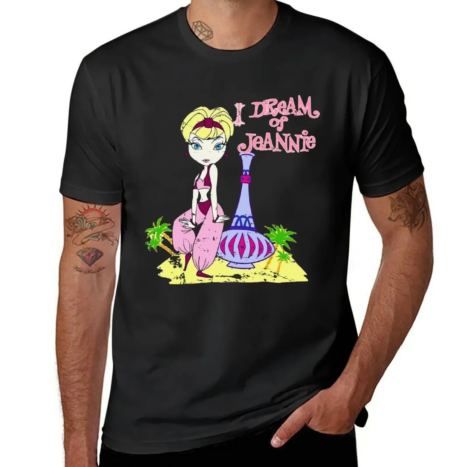 

New Mens Best Dream of Jeannie Vintage Photograp T-Shirt black t shirts sweat shirt mens graphic t-shirts