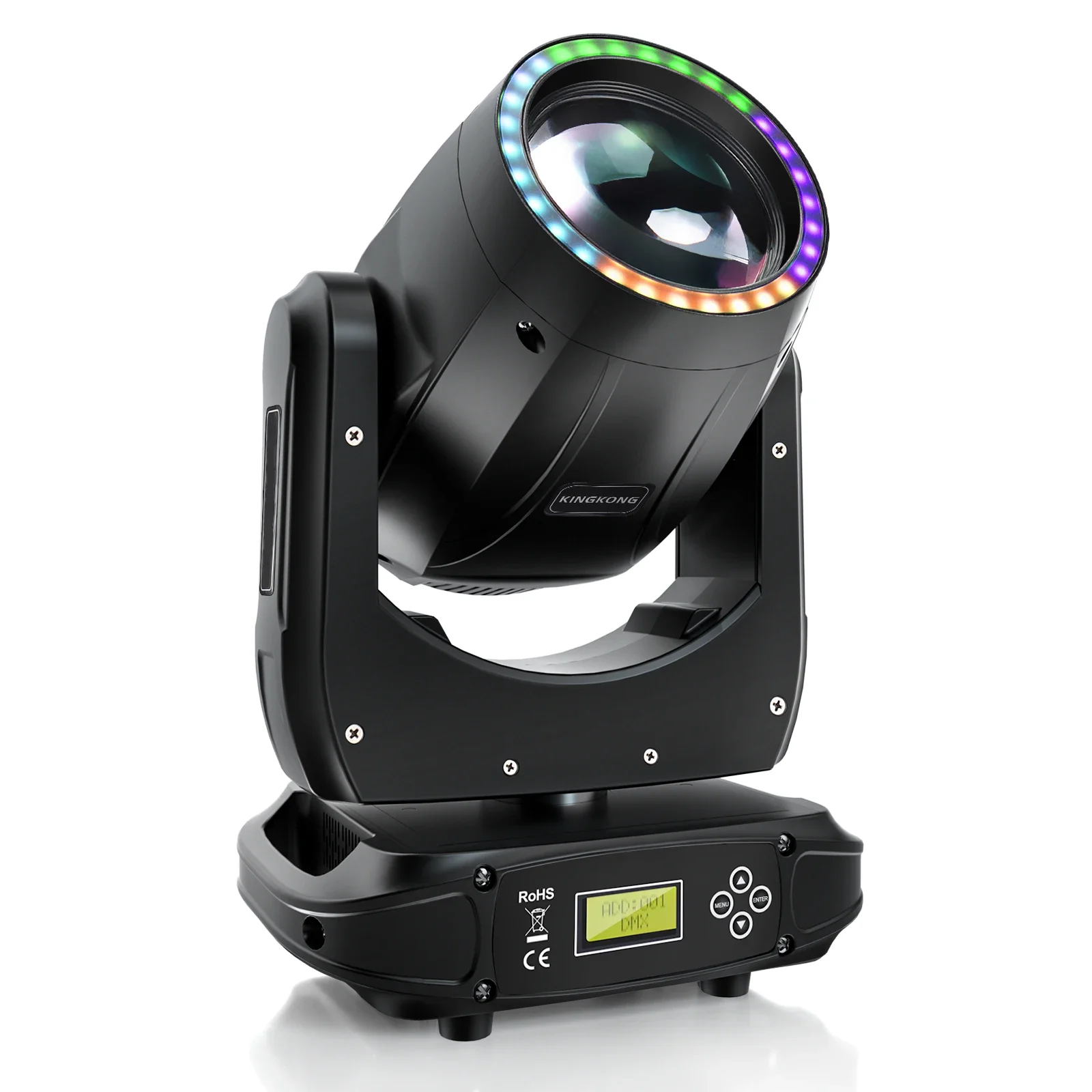 Ultra Bright Moving Head Light Rainbow Lighting Effect Beam Lights Stage  For Wedding Disco Dj KTV Night Club Stage Lamp