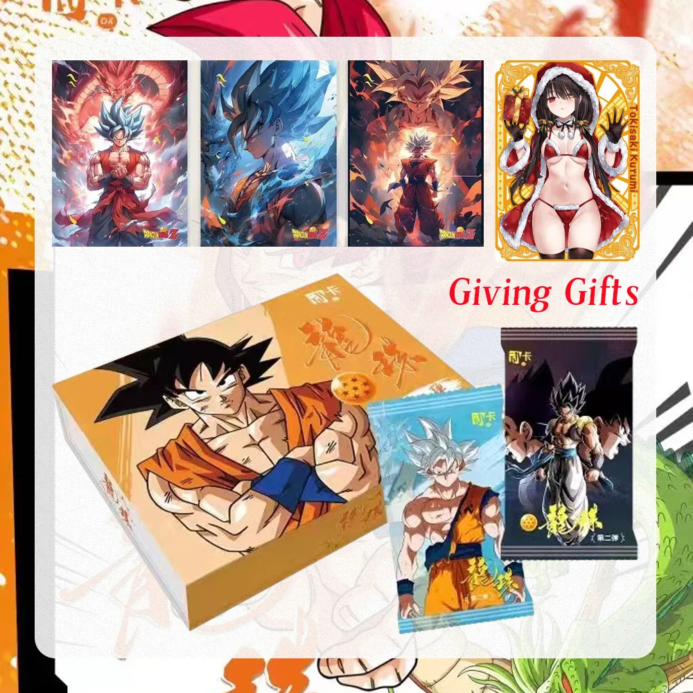 

New DongKa Dragon Ball Collection Cards Anime Characters Collection Card Children's birthday Toy Gift