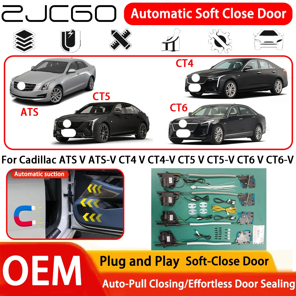 

Система автоматического электрического плавного закрывания дверей OEM Plug and Play для автомобилей Cadillac ATS-V, CT4-V, CT5-V, CT6-V