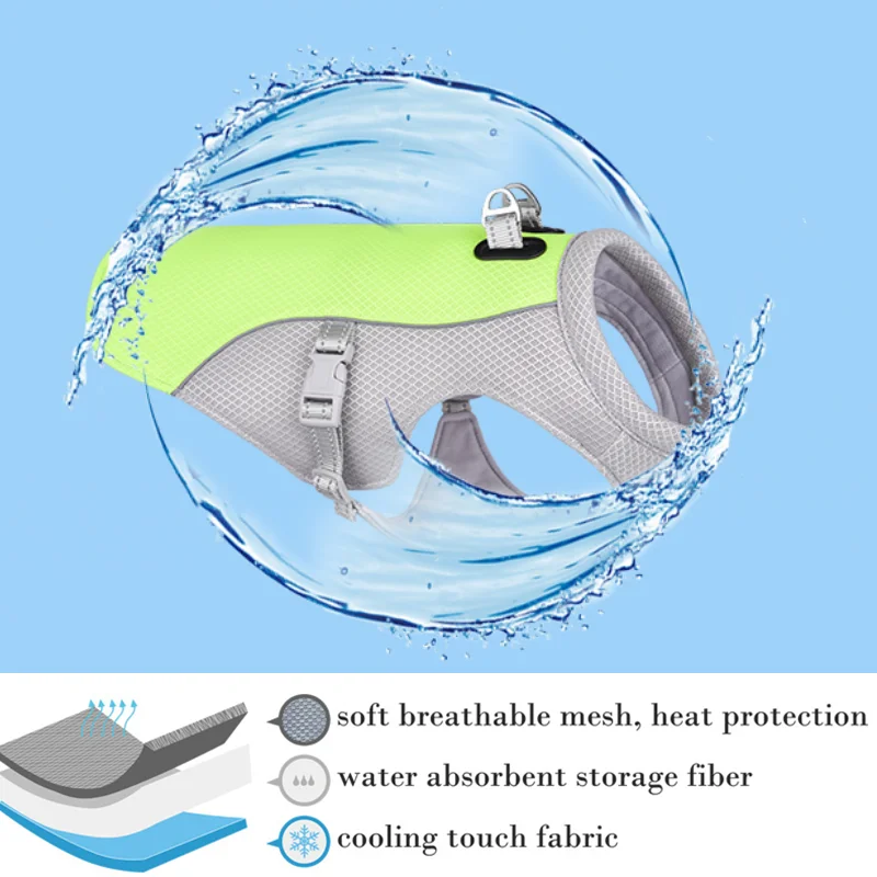 Reflective Dog Cooling Vest 2