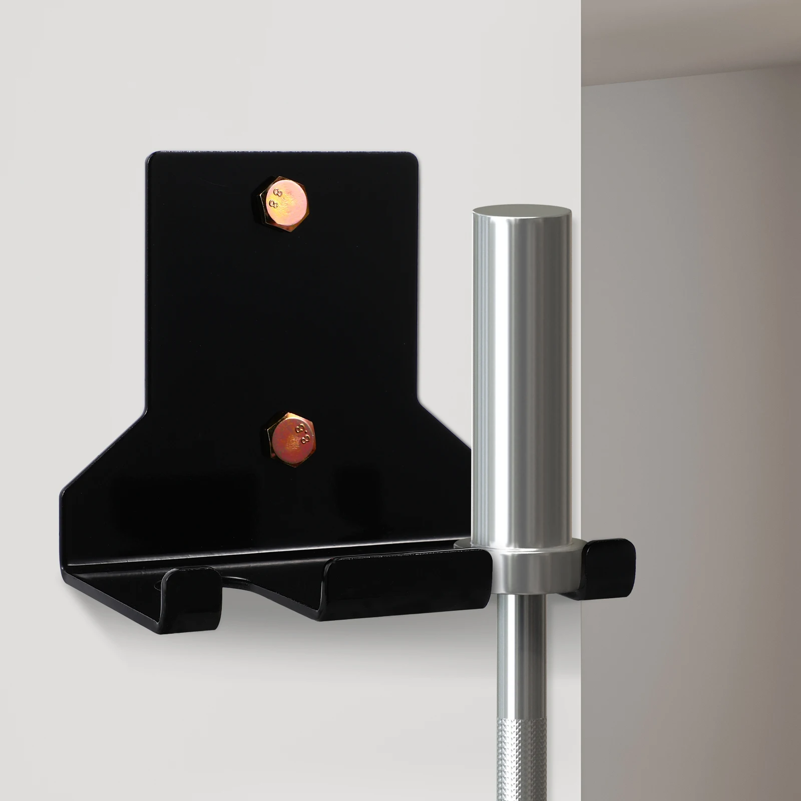 

Gym Barbell Double Dumbbell Holder Hooks Fitness Gym Dumbbell Stand Equipment Wall Mount Durable Home Household Stand