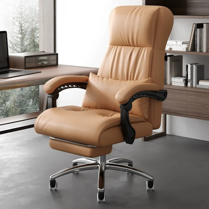 Swivel Comfy Luxury Office Chair Computer High Back Mobile Ergonomic Office Chair Gamer Lounge Chaise Bureau Office Furniture