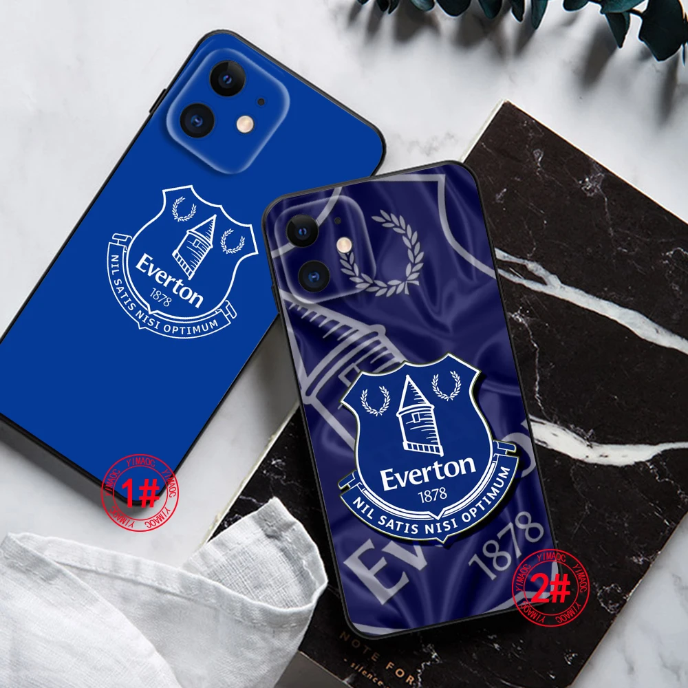 61ih Everton Soft Case Voor Samsung J2 Prime J4 Core J5 J6 Plus J7 Pro J8 S7 Edge S8 Note 8 9 10 Lite 20 Ultra