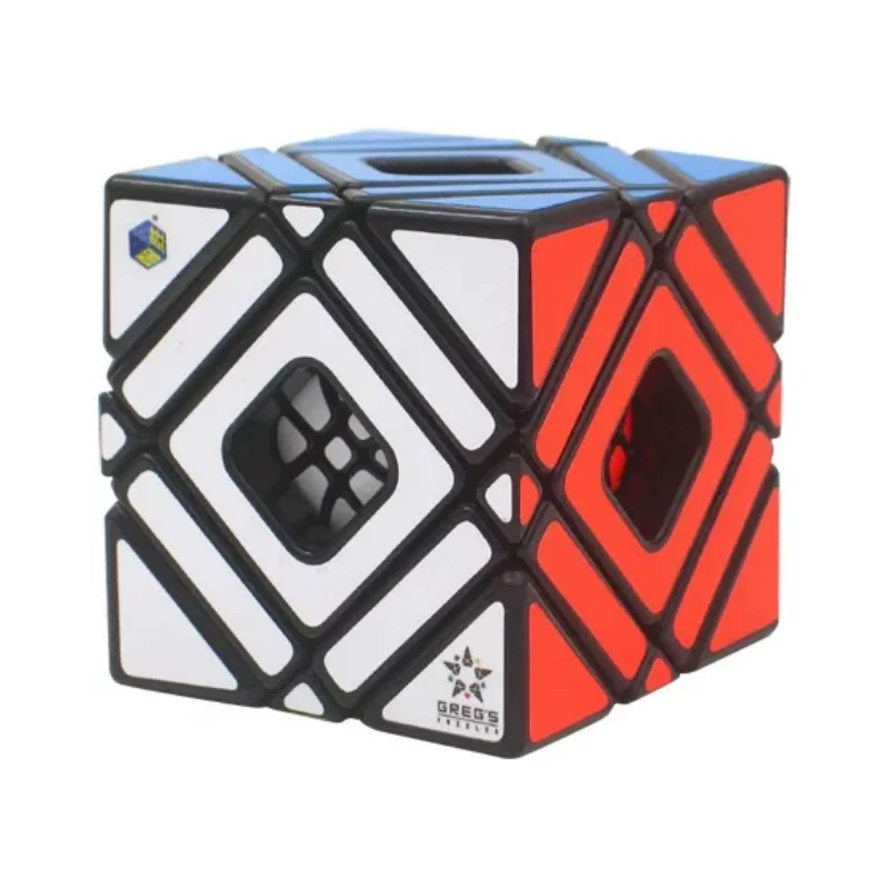 Yuxin multi cubo kewb cubo de velocidade circular preto adesivos cubo profissional quebra-cabeça brinquedos crianças presente cubo mágico
